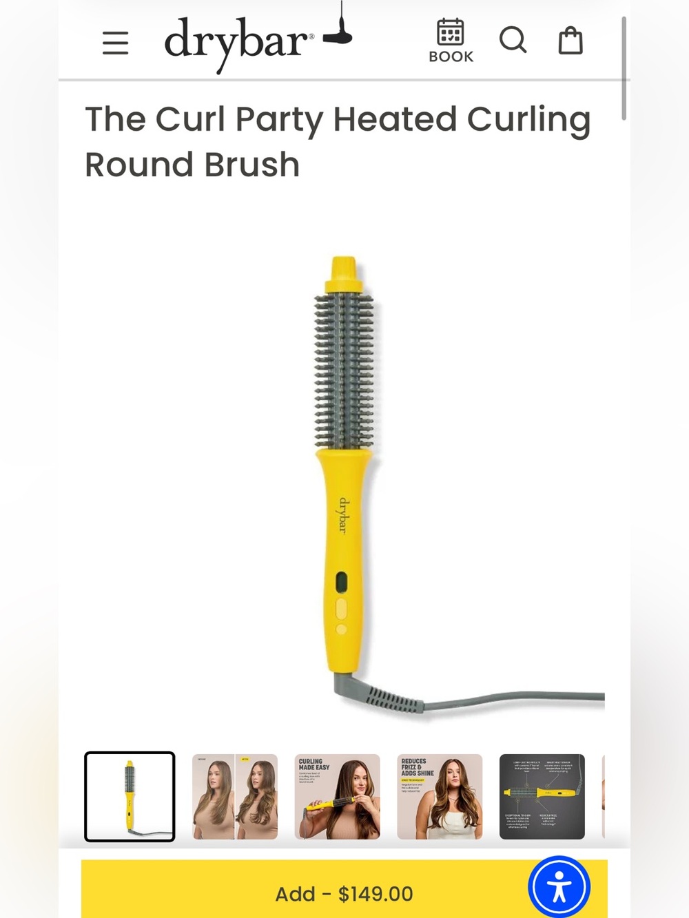 Drybar “The Curl Party” curling brush